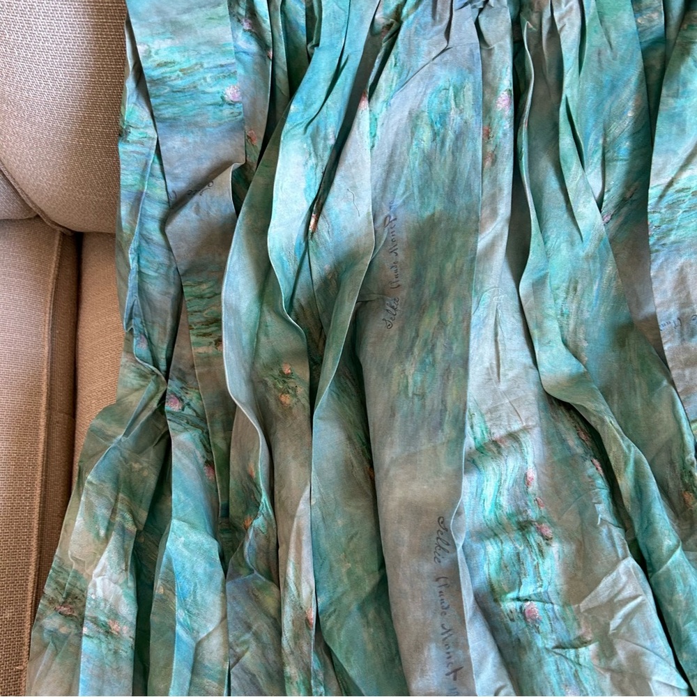 Selkie Mint Green and Seafoam Off-Shoulder Maxi Dress - Picture 7 of 9